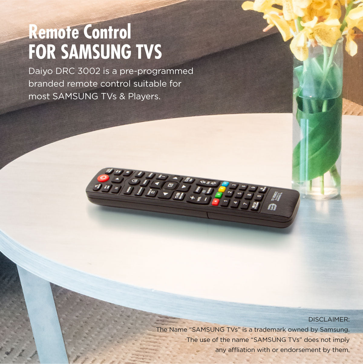 Daiyo DRC 3002 Remote Control for Samsung TVs