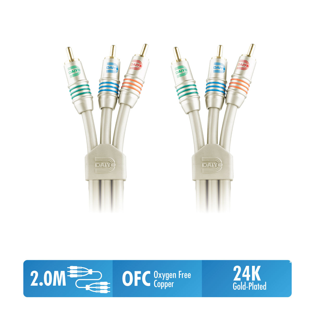 Daiyo TA 5516 Component Video Cable 2m