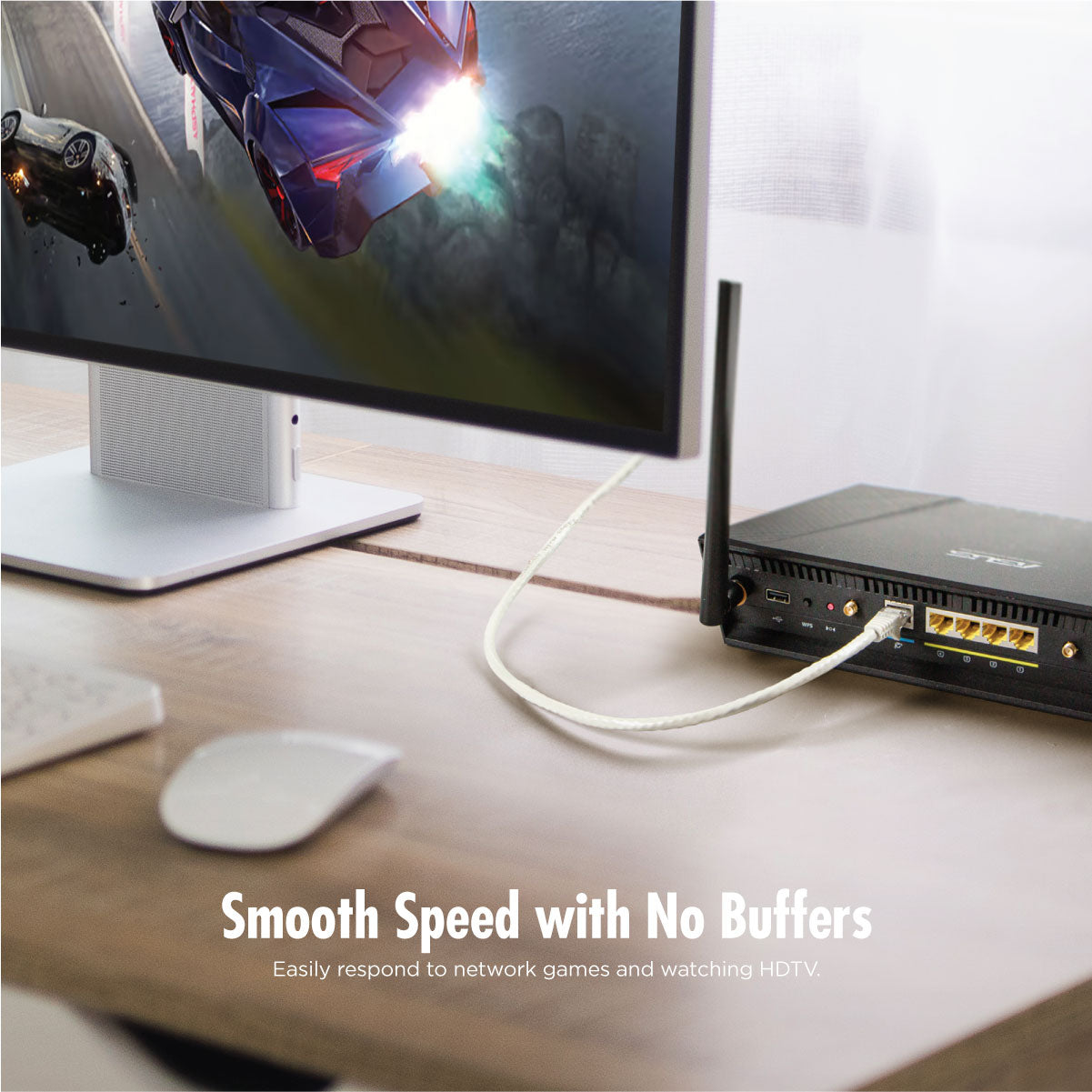 Daiyo CP 2528 RJ-45 LAN Ethernet UTP CAT.6 Cable 5m