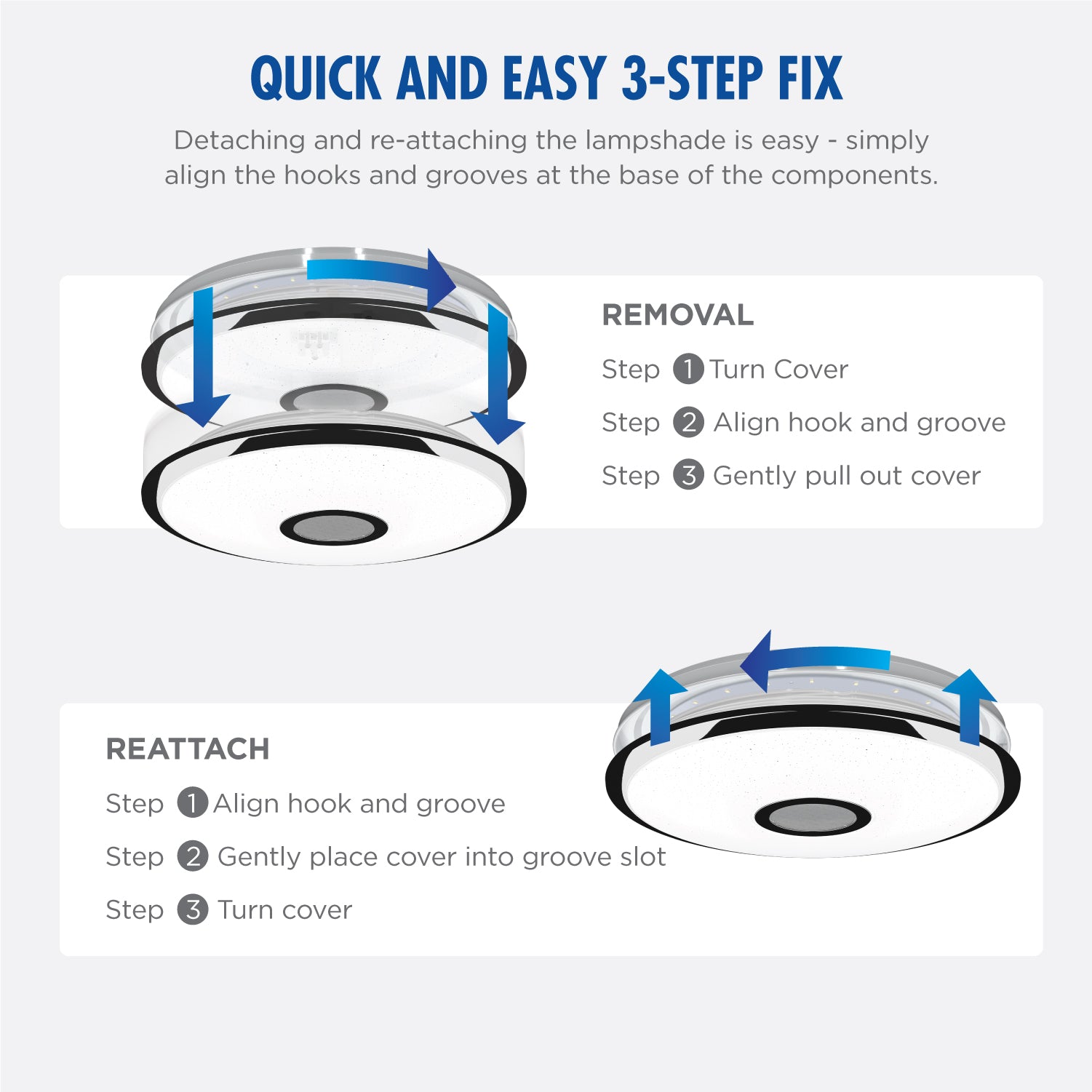 Daiyo LCL 164 DL LED Ceiling Light