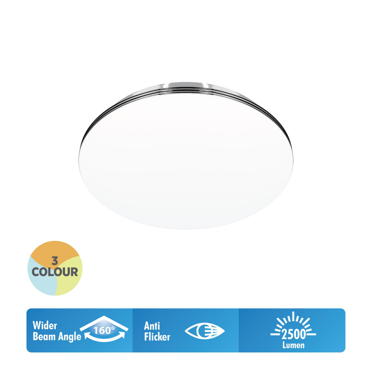 Daiyo LCL 169 3C LED 30W Ceiling Light with 3 Step Wall Switch