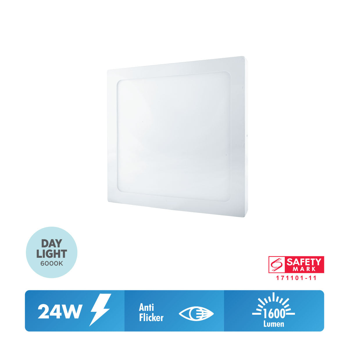 Daiyo LPS 153-DL 24W LED Surfaced Panel Light Square Shape (Day Light)