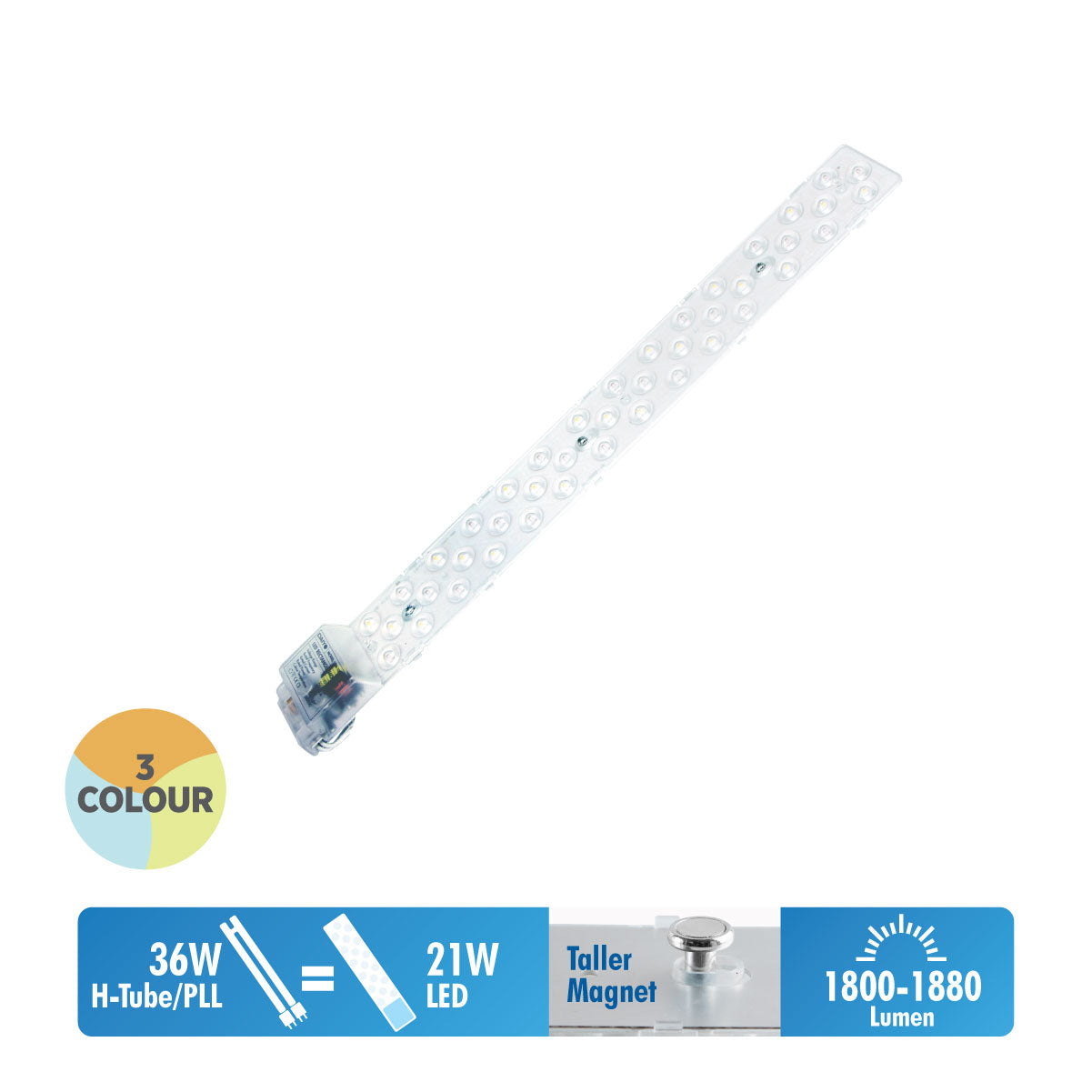 Daiyo LRM 109-3C 21W LED Rectangle Module Light (3 Colours)