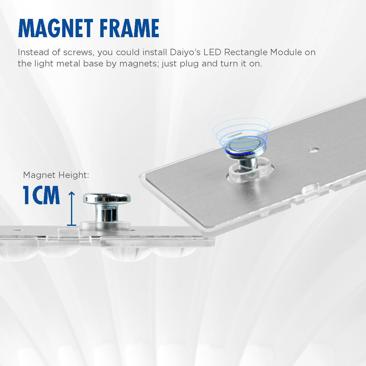Daiyo LRM 119-3C 21W LED Rectangle Module Light (3 Colours)