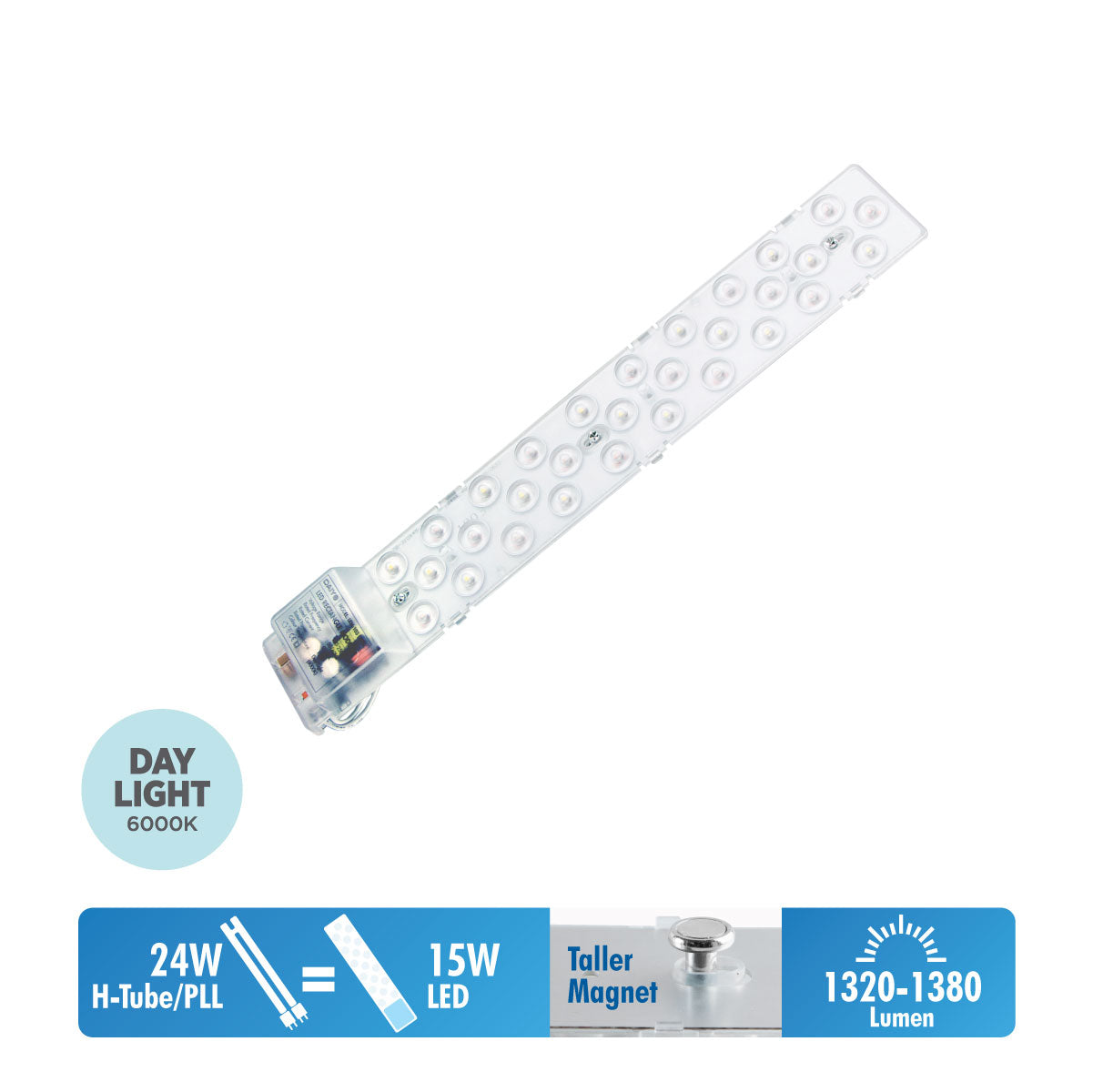 Daiyo LRM 113-DL 15W LED Rectangle Module Light (Day Light)