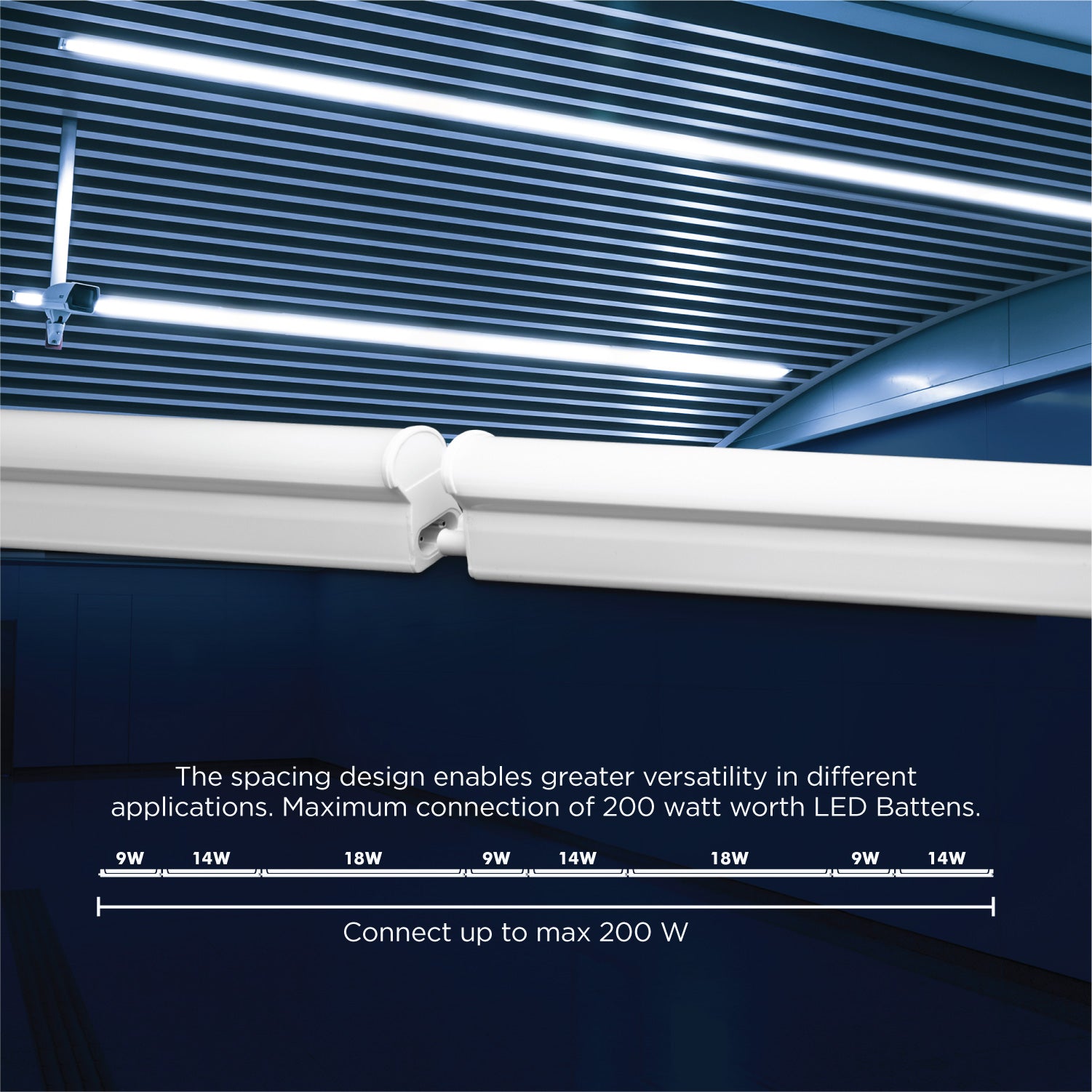 Daiyo LT5-55-WW 14W LED T-5 Batten Light (Warm White)