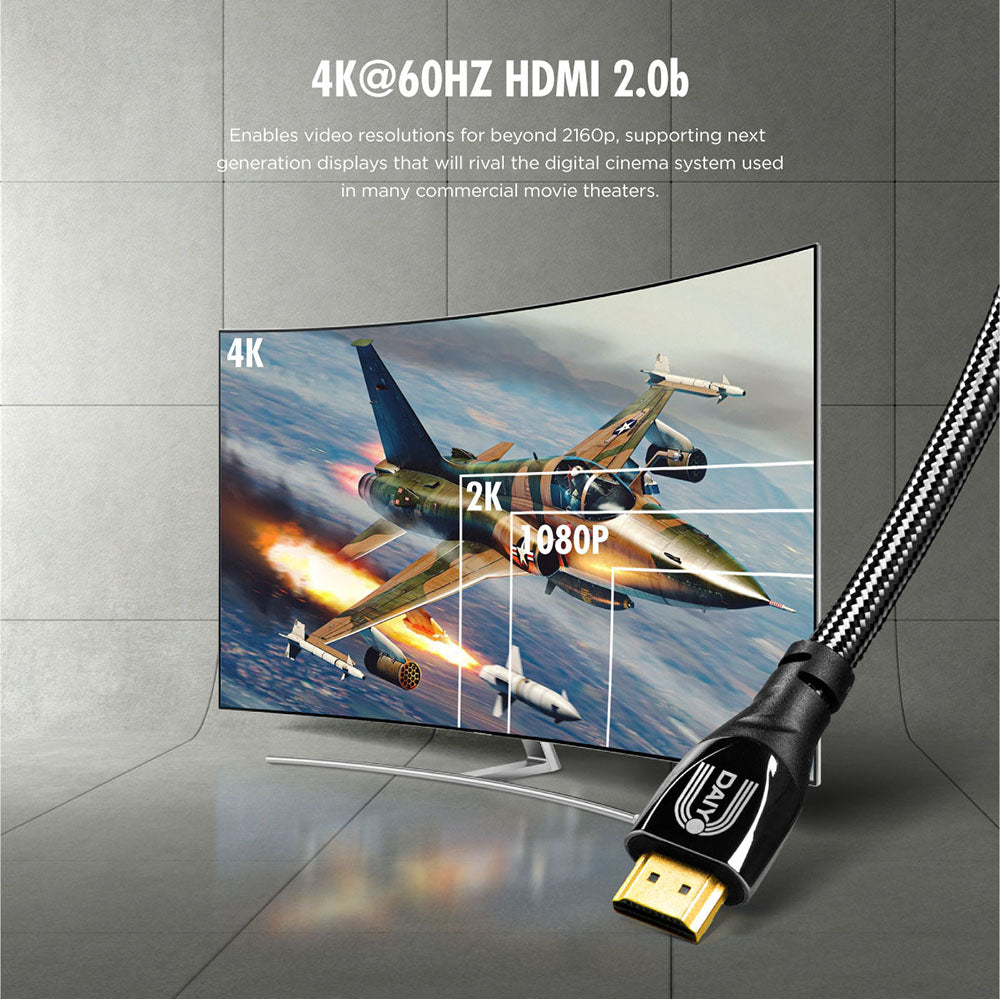Daiyo SC 6335 4K Premium HDMI Cable 2.0 Version 5.0m