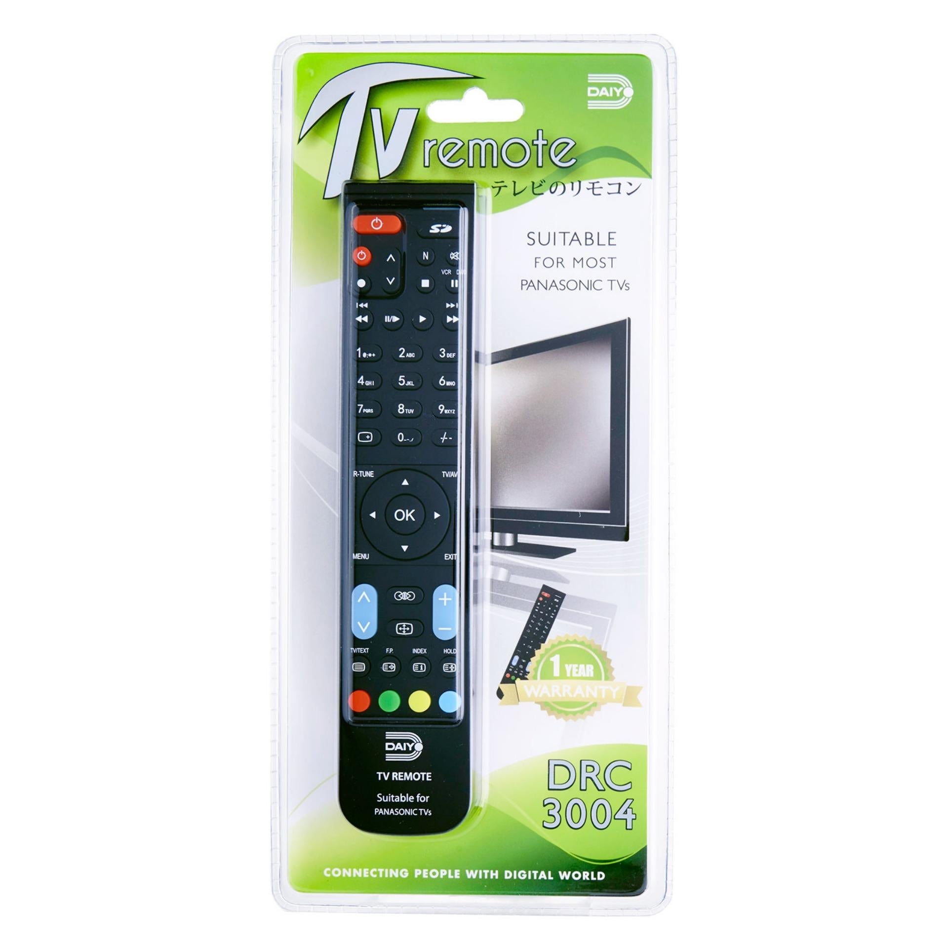 Daiyo DRC 3004 Remote Control for Panasonic TVs