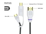 Daiyo TA 5673 MHL Cable with Samsung Adaptor 2m