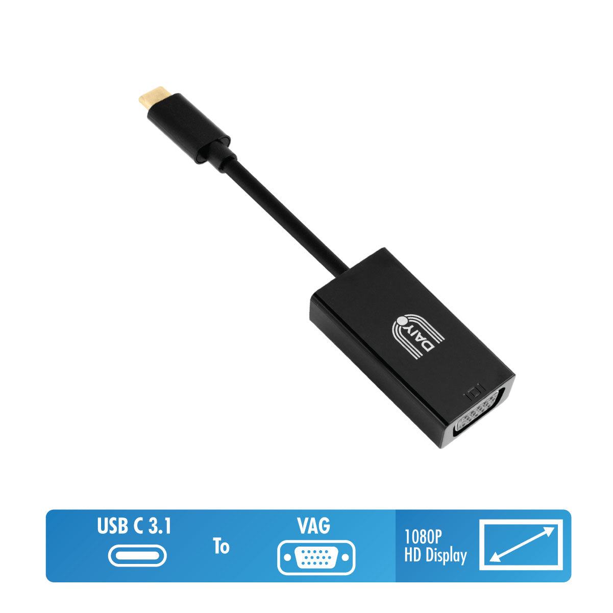 Daiyo CP 2602 Micro HDMI to VGA Dongle